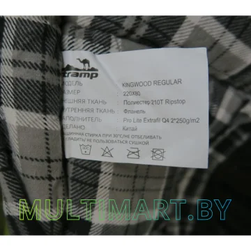 Спальный мешок TRAMP Kingwood Regular TRS-053R (правая молния) картинка 19
